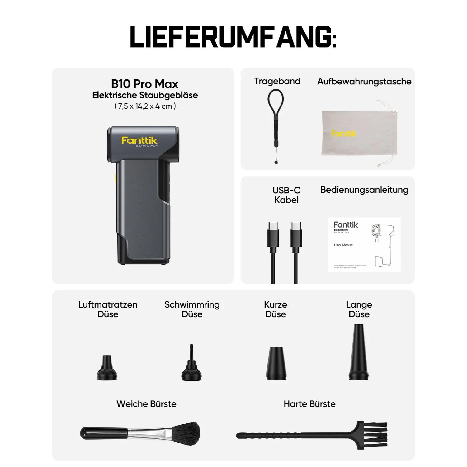 Fanttik B10 Pro Max Elektrische Staubgebläse - Image 10