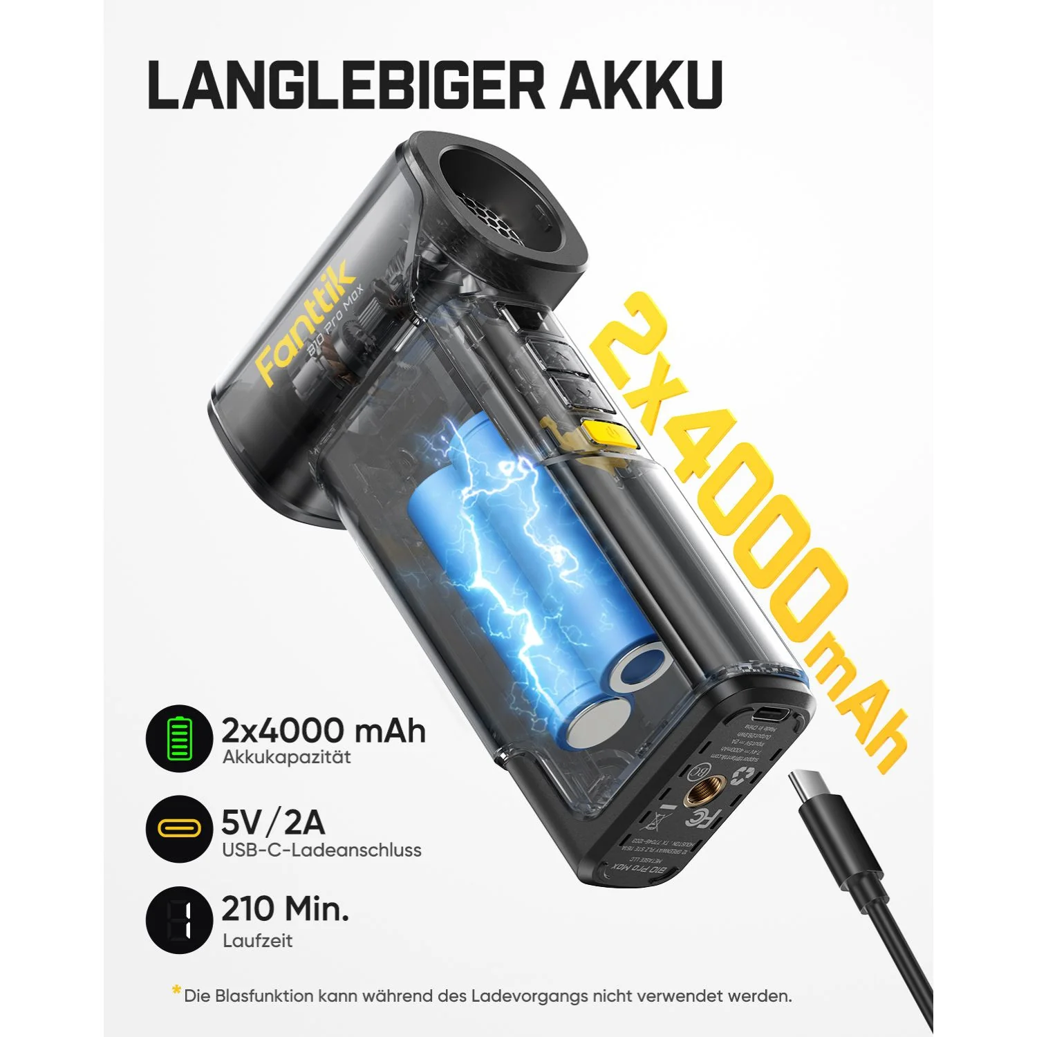 Fanttik B10 Pro Max Elektrische Staubgebläse - Image 4
