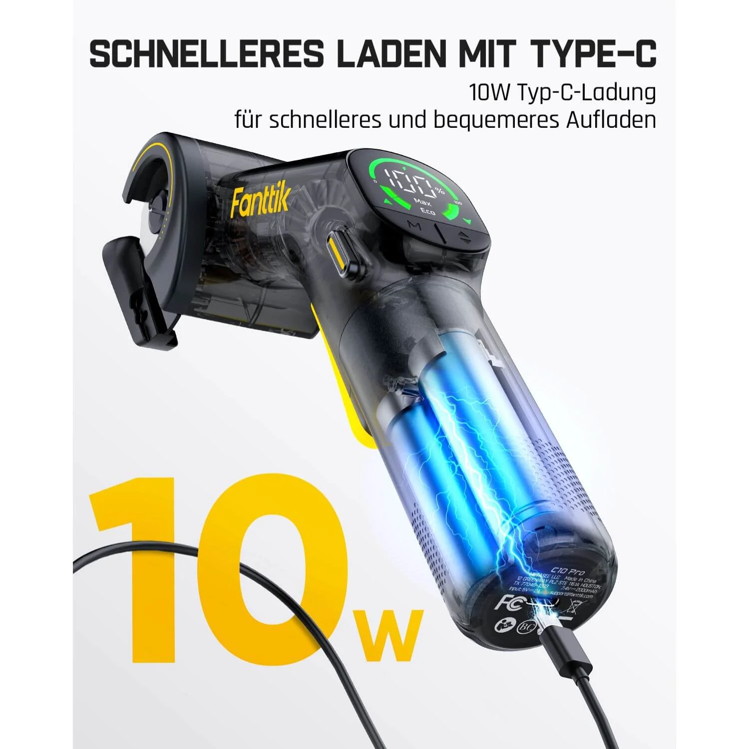 Fanttik C10 Pro Elektrische Schere - Image 8
