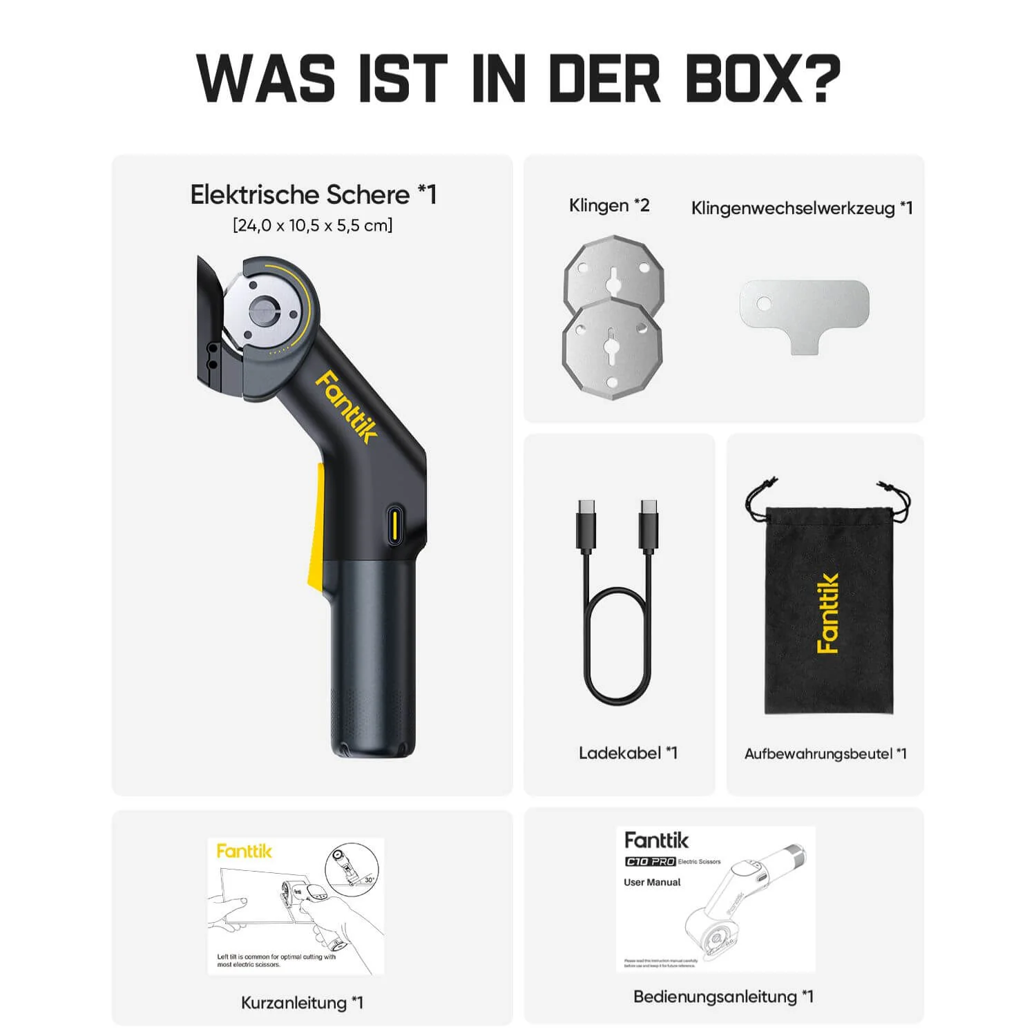 Fanttik C10 Pro Elektrische Schere - Image 9