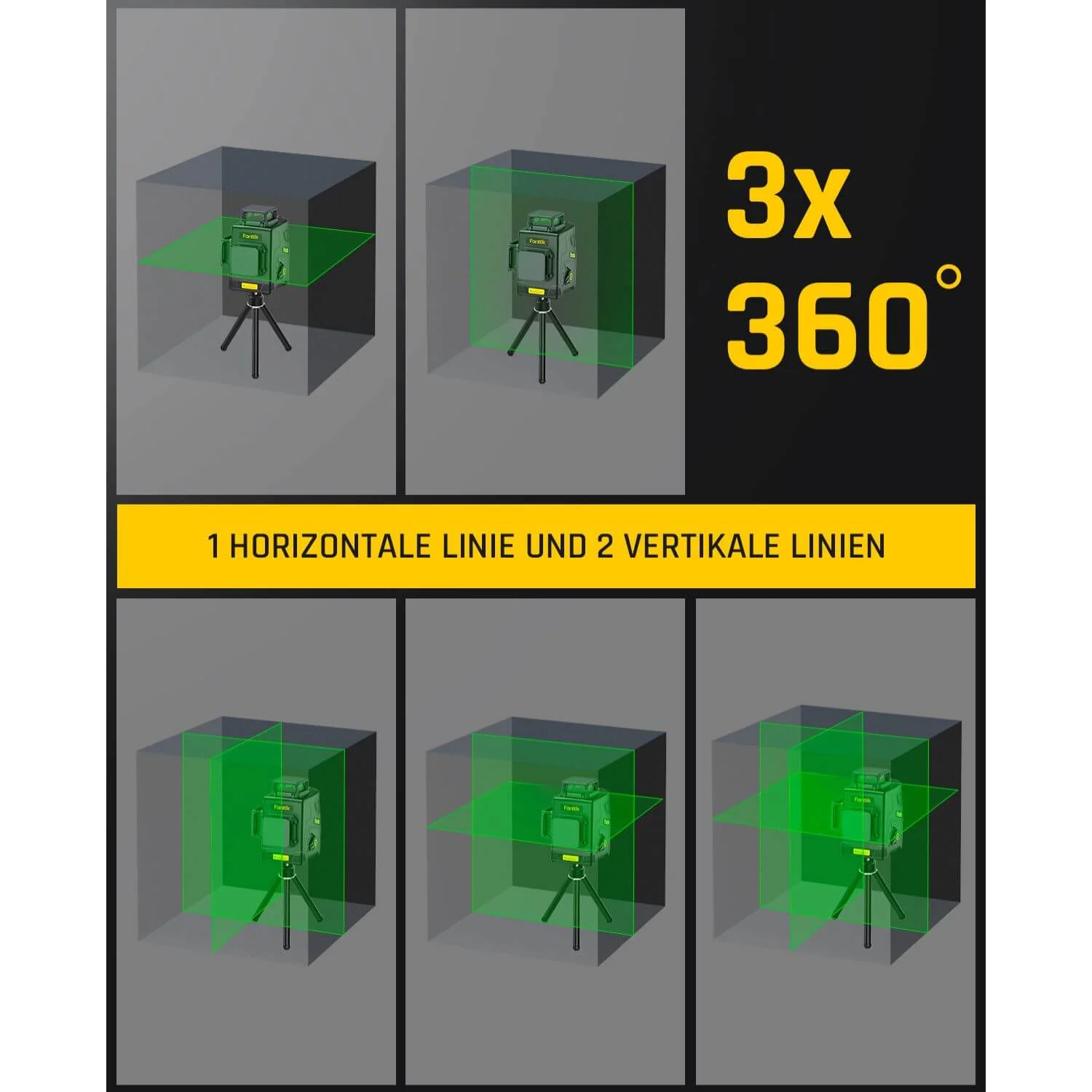 Fanttik D12 Plus Kreuzlinienlaser - Image 4