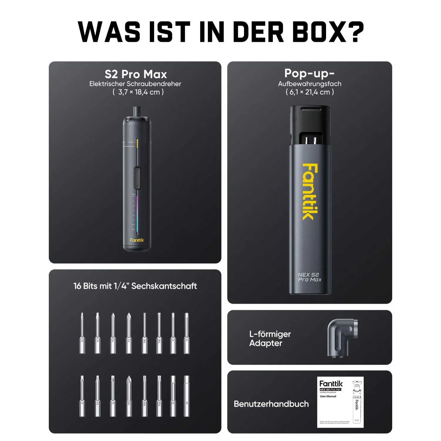 Fanttik S2 Pro Max Elektroschrauber - Image 10