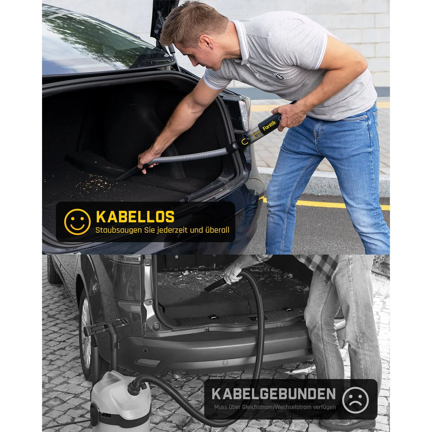 Fanttik Slim V8 Apex Autostaubsauger RobustClean - Image 8
